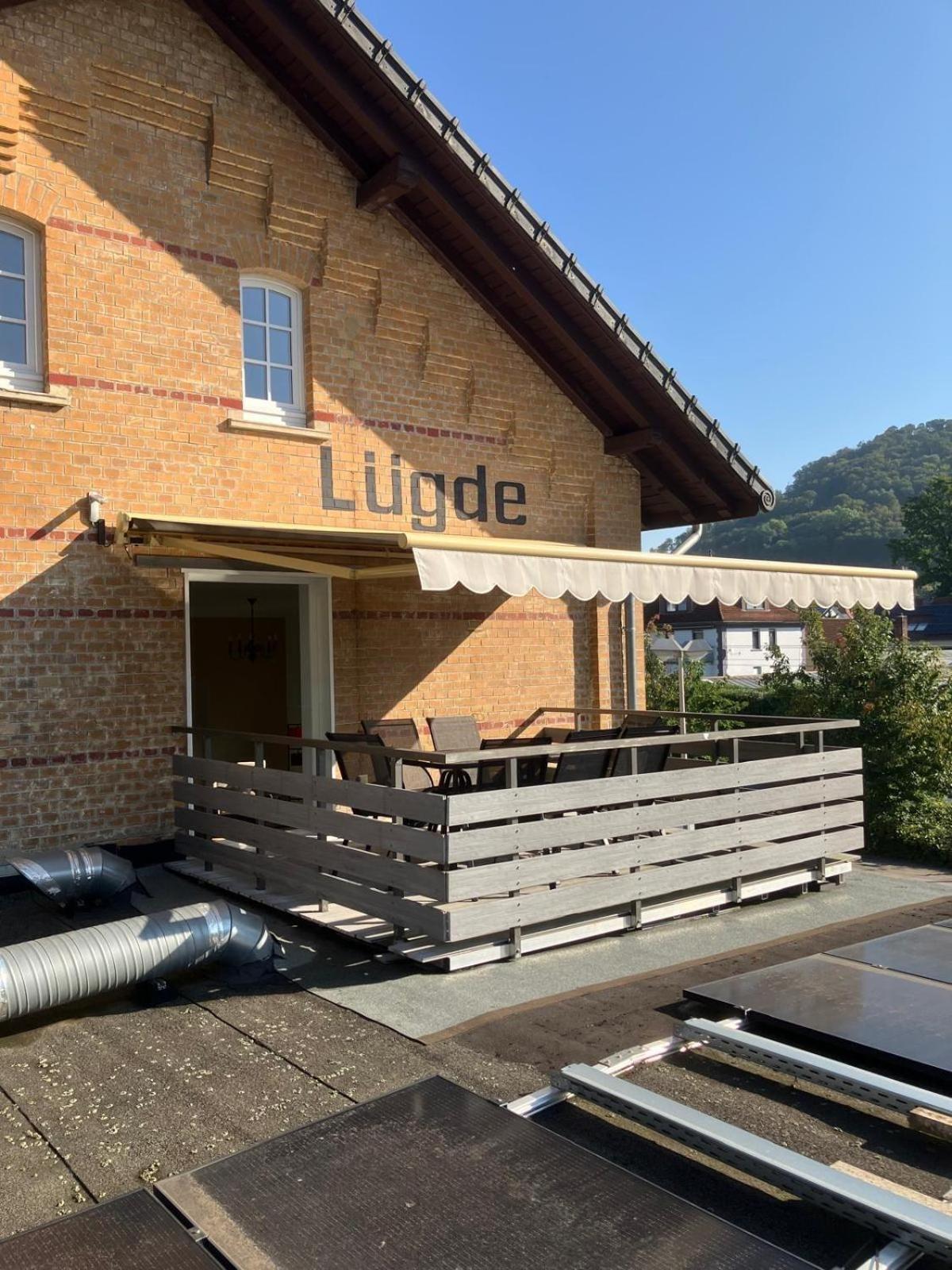Ferienwohnung Im Bahnhof Luegde Extérieur photo